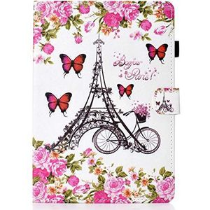 Smart Case voor iPad Pro 10.5 Inch - Kleur Schilderen Smart folio (Auto Sleep/wake/Book stijl) Cover Case voor Apple iPad Pro 10.5-inch Flower tower