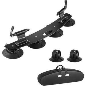 Autodak vacuüm zuignap fietsendragers fietstocht MTB racefiets snelspanner(Two-Bikes)