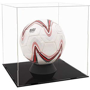 Tingacraft Acryl Vitrine 300 x 300 x 300 mm voor Voetbal Gevechtsvliegtuig