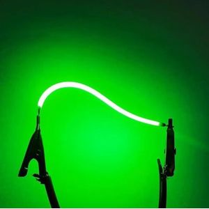 LISOCLU 3V Flexibele Filament 38mm 60mm 80mm 95mm 130mm 145mm 185mm 255mm 300mm 450mm Filament LED Filament Lamp LED Bead diode Licht Accessoires 300mmsoftfilament-groenlicht-3V