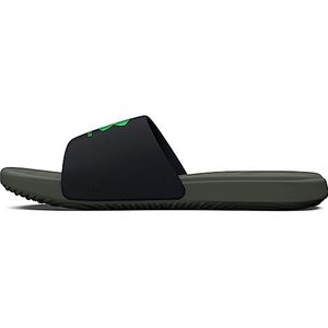 Under Armour M Ansa Fix SL, slippers voor heren, zwart scherm salie Colorado groen, 45 EU