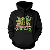 Teenage Mutant Ninja Turtles Kapuzenpullover met capuchon voor heren, zwart, XXL