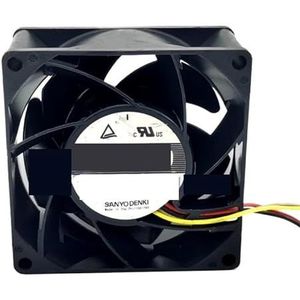 Voor SANYO voor DENKI 9HV0812P1G015 DC 12V 3.4A 80x80x38mm 4-draads serverkoelventilator