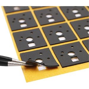 120 STKS Toetsenbord Switch Pads, Mechanische Toetsenbord Switch Sticker, Geluidsdemperschuim en isolatiefilm, voor gamingtoetsenbord (PORON)