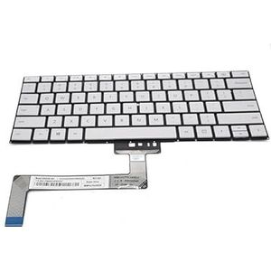 Amerikaans toetsenbord voor Microsoft Surface Book 1 13,5 inch, zilverkleur