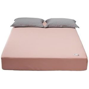 Hoeslaken luxe katoenen laken voor hotel thuis 1000 draadtelling ademende comfortabele matrashoes met elastische band (kleur: kleur 09, maat: 150 x 200 x 30 cm)