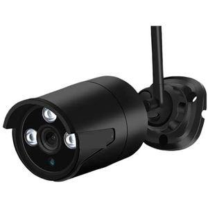 Bewakingscamera, 5MP Bullet Camera Buiten IP66 Waterdicht Nachtzicht Beveiliging Surveillance Audio Camera Draadloze CCTV Camera Bewegingsdetectie Beveiligingscamerabewaking(5MP Add 32G Card)