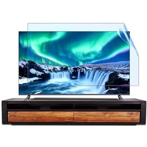 VSHENG Anti Reflecterend TV-scherm Beschermfolie Frosted Anti Blauw Licht Monitorfilter, Tegen Straling LCD-schermbeschermfolie Verminder Oogvermoeidheid voor LCD, LED, OLED En QLED 4K HDTV (Color :