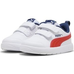 Courtflex v3 - Tennisschoenen - Wit - Synthetisch - Klittenbandsluiting