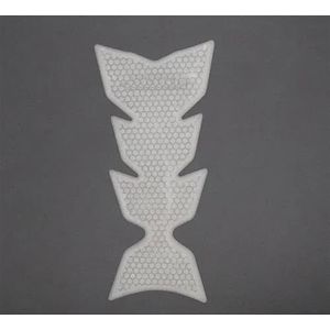 Brandstoftanksticker Motorfiets Tank Pad Protector Sticker Decal Gas Brandstof Knie Grip Tractie Side Voor Kawasaki Voor NINJA400 Voor NINJA 400 Decals(White3)