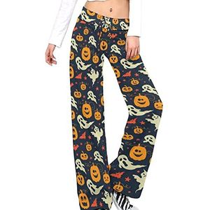 Ghosts Pumpkins And Bats Yoga Broek Voor Vrouwen Casual Broek Lounge Broek Trainingspak met Trekkoord 3XL