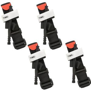 Tourniquet - Outdoors Camping Spinning Militaire Combat Emergency Tourniquet-Een Bediening Tourniquet Medische Ehbo Apparatuur Voor familie Kinderen School Training (4 Pack)