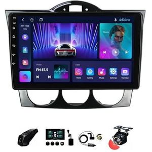 22,9 cm (9 inch) Android 12 Autoradio 2 DIN voor Mazda RX-8 SE 2003-2008 met achteruitrijcamera, stuurwielbediening, Bluetooth, GPS, Navi CarPlay, draadloos (grootte: S200 2+32G)