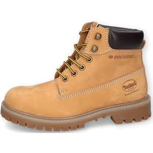 Dockers by Gerli Combat Boots voor dames, Golden Tan 910, 44 EU