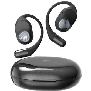 SoundPEATS GoFree2 Draadloze Oordopjes Hi-Res Audio LDAC Codec, Bluetooth 5.3 Open Ear Sport Headphone met Oorhaken, 16,2 mm Driver, Multipoint, 35Uur Speeltijd Voor Hardlopen Workout Fietsen (Zwart)