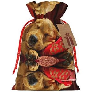 Kerst Hond Kerst Gift Tassen, Grote Maat Kerst Zakken Voor Geschenken Party Gunsten, Xmas Gift Bags, Vakantie Tas