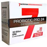 7Nutrition Probiotic Pro 24 Pakket van 1 x 30 Plantaardige Capsules - Probiotisch - Voedingssupplement - 30 Miljard CFU in Microcapsules - Lactobacillus Acidophilus - FOS - Acaciavezel