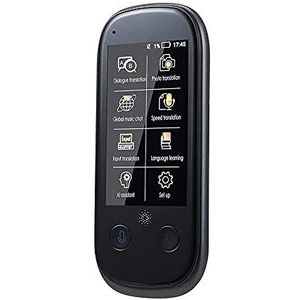 Taalvertaler-apparaat, slimme spraak- en cameravertaler met 3,0-inch touchscreen, ondersteuning voor 76 talen wifi/hotspot/offline Decoration
