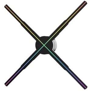Holografische ventilator 3D-reclamemachine, ondersteuning for slimme speler, video, foto-app uploaden, holografisch licht for bewegwijzering voor bedrijven(80cm)