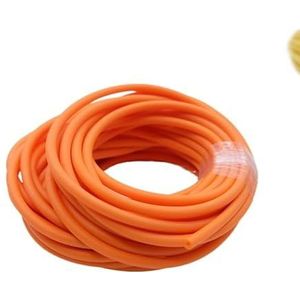 Latex rubberen bandbuis, Latex rubberen slangen Multicolor meerdere maten 1 meter(Orange,5mm x 7mm)