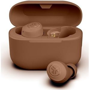 JLab Go Air Tones+ True Wireless Oordopjes, Bluetooth Draadloze Hoofdtelefoon en 35+H speeltijd, oplaadstation, Microfoon, JLab App en de Kleinste Pasvorm Ooit, Tone 1615