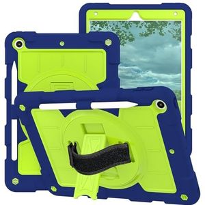 Tabletbescherming Hybride Heavy Duty schokbestendige beschermhoes Compatible with het hele lichaam, compatibel met iPad 10.2 hoes, compatibel met iPad 7/voor iPad 8/9, met schouderriem/360° draaibare