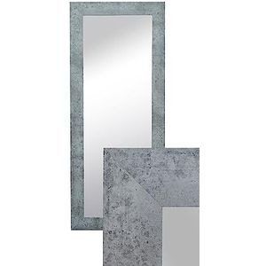 BD ART Wandspiegel decoratieve garderobespiegel full-body spiegel 120x50cm betonkleur