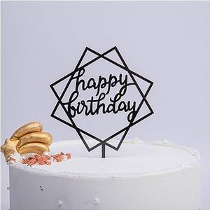 Verjaardagstaartdecoraties, Bruiloftsfeest, Cake Topper Taartdecoraties for Verjaardag, Topper Happy Birthday Decoratie Geschikt for het versieren van taarten, desserts en gebak, Goud, 30 stuks (Kleur