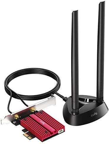 Cudy - WE9300S - WiFi-kaart - Tri-Band - Draadloze Adapter - 6GHz - Intel BE200 Chipset