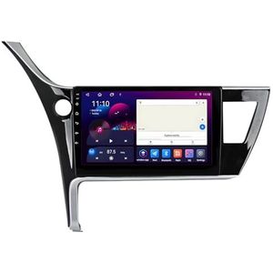 Android 13 GPS Navigation Stereo voor Toyota Corolla 2017-2019 9 Inch 2 Din Car Stereo Radio met CarPlay AHD Omgekeerd beeld Bedieningselementen op het stuur Bluetooth(S1 1G+32G)