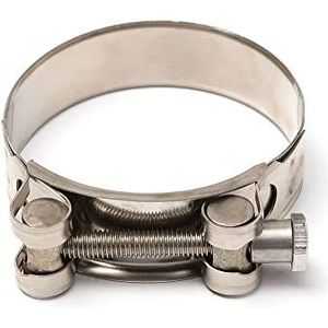 Slangklem. RVS versterkt de klem Slangklem Ronde lucht Waterleiding Brandstofslang Clips van waterleiding Bevestigingsklemmen(4447mm)