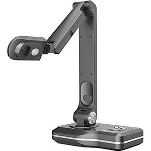 Draagbare documentscanner 8mp Draadloze documentcamera met WIFI/USB/VGA/HDMI Vier verbindingsmodi, A3-boekcanner met 7200mAh-batterij voor desktop/laptop