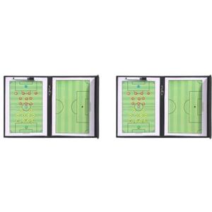 Paowsietiviity 2 set Coaching Board Coaches Klembord Strategie Magnetische Board Tool Voetbal, Calcio