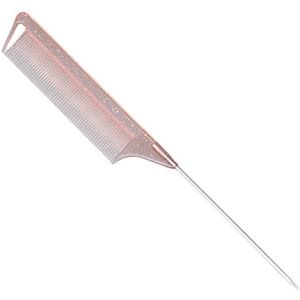 Professionele Staal Naald Staart Kam Voor Nauwkeurige Sectioning En Styling Met Comfortabele Handvat Modieuze Haar Tool Reizen Vriendelijke Kam