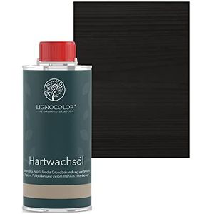 Lignocolor Hardwaxolie (250 ml, zwart) houtolie voor gebruik binnenshuis