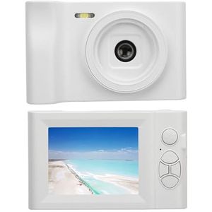 20 MP 1080P Digitale Camera, 8x Zoom, 2,8 Inch Scherm, Multifunctioneel, 800 MAh Batterij, 1/4 Inch Draad, Gemakkelijk Te Gebruiken, voor Reizen, Vloggen (WHITE)
