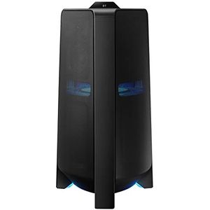 Samsung {MX-T70/XL} Sound Tower High Power Audio, vloerstaande luidspreker, bidirectioneel geluid, waterbestendig, feestverlichting, Bluetooth multi-verbinding, USB-muziekweergave (zwart)