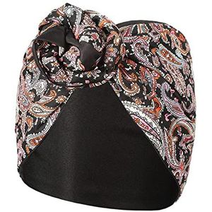 Hoofdbanden Voor Dames Bloemen afdrukken elastische bandana draad hoofdband geknoopte mode stropdas sjaal haarband hoofdtooi for vrouwen haaraccessoires Hoofdbanden (Size : CB0591-J)