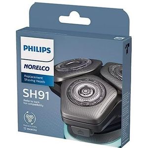 Philips Norelco SH91/52 vervangende messen voor scheerapparaatserie 9000 (S9xxx) en S9000 Prestige (SP98xx) - Precisiemessen voor zelfscherpstelling