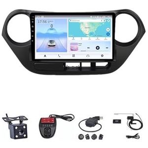 9 Inch Autoradio Voor Hyundai Grand i10 2013-2018 Carplay Android Navigatie GPS Bluetooth Multimedia Speler Smart Automotive Systeem(4G+WIFI 4G+64G)