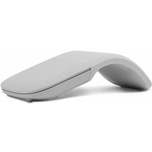 Stille opvouwbare muis, draadloze bluetooth opvouwbare muis voor Microsoft Computer mac OS, BT 4.0 (wit)