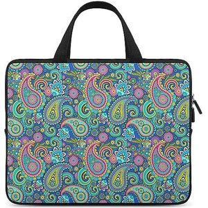 Paisley Psyche Laptoptas Duurzaam Waterdicht Notebook Draagtas Computer Tas Aktetas 12 inch