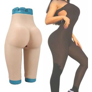 Adima Realistische siliconen broekjes half-lange butt shaper heupverhoger ondergoed verstoppen gaff boxershorts voor drag queen,Color1,Basic