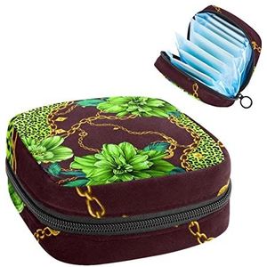 Periode Pouch, draagbare tampon opbergtas voor maandverband, 5 (66), Meerkleurig, 4.7x6.6x6.6 in/12x17x17 cm
