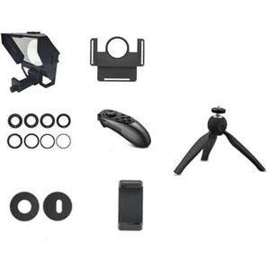 Teleprompter, Mini Teleprompter Draagbare Inscriber Mobiele artefactvideo met afstandsbediening for telefoon, Online onderwijs livestreaming(TT-3S)
