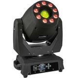 EUROLITE LED TMH-H180 Hybrid Moving-Head Spot/Wash COB | LED Moving-Head Hybrid Spot/Wash met roterende Gobos, kleurenwiel, Prisma en QuickDMX-aansluiting