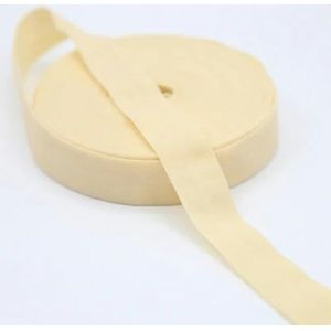 2cm platte naai-elastiek voor ondergoed broek beha rubber kleding decoratieve verstelbare zachte tailleband elastische banden-beige-20mm 10yards