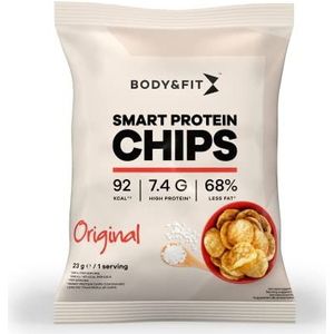 Body&Fit Smart Protein Chips Original Proteinsnack Eiwitsnack 276 gram (12 zakjes)