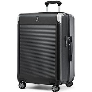 Travelpro Platinum Elite Hardside Check-in Koffer 4 Wielen 69x46x33cm, stijf, uitbreidbaar, 104 liter Kleur Zwart 10 jaar garantie