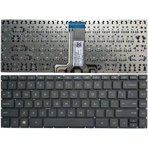 US laptop toetsenbord for HP Pavilion 14-BF 14-BE 14S-BE 14-BC 14S-BC TPN-W125 TPN-Q186 TPN-Q187 TPN-Q189 TPN-C121 TPN-C131 (Color : Svart)